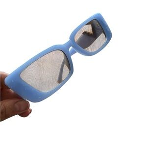 Periwinkle blue Sunglasses Modern Design Accessories